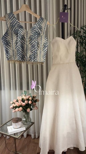 فستان العيد طقم قطعتين