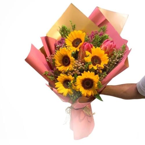 بوكيه ورد دوار الشمس