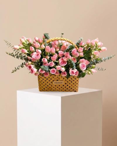 Baby Rose Basket