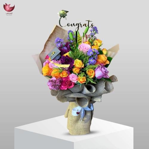 أفضل بوكية ورد للتخرج