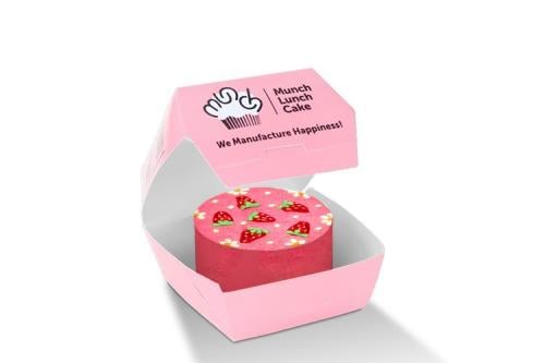 لنش كيك فراولة