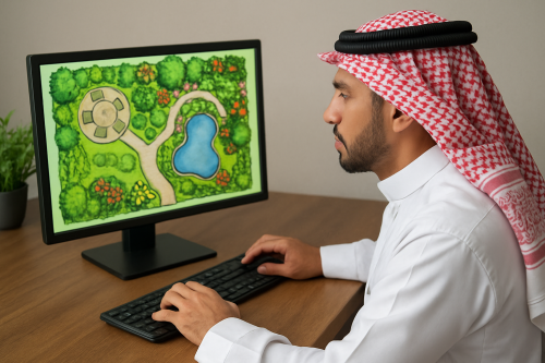 تصميم وتنفيذ حدائق