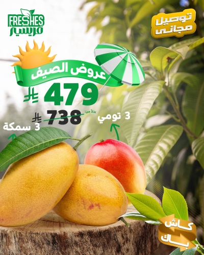 3 كرتون سمكة & 3 كرتون تومي | عروض الصيف