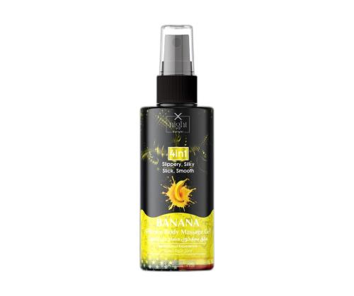 X-Night Delight 4x1 Body Massage Gel Banana 120 ml