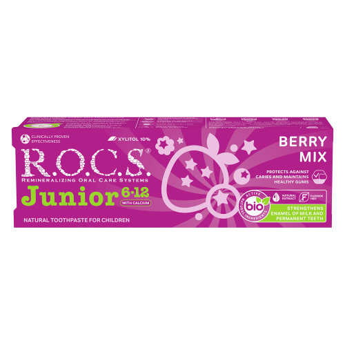 ROCS Toothpaste For Juniors 6-12 Years With Berry Mix - 74 g