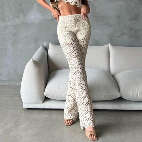 طقم بلوزة وبنطلون مشبك