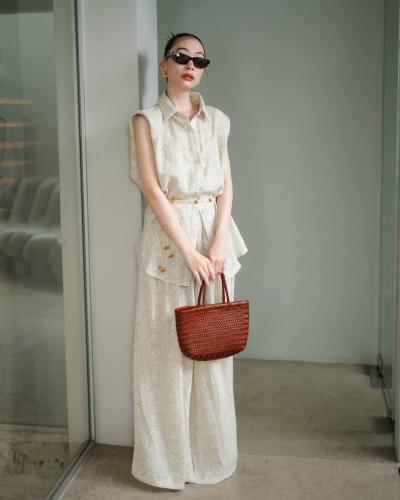 طقم قميص مع بنطلون