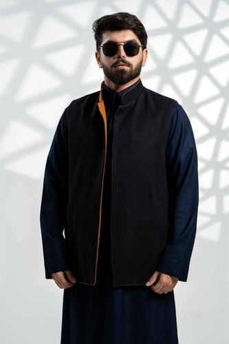 سديري جوخ دبل فيس جمليxأسود