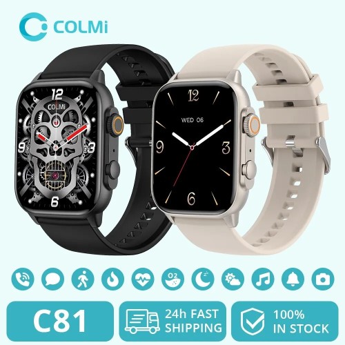 ساعة ذكية COLMI C81 Inch AMOLED تدعم AOD أوضاع ريا...