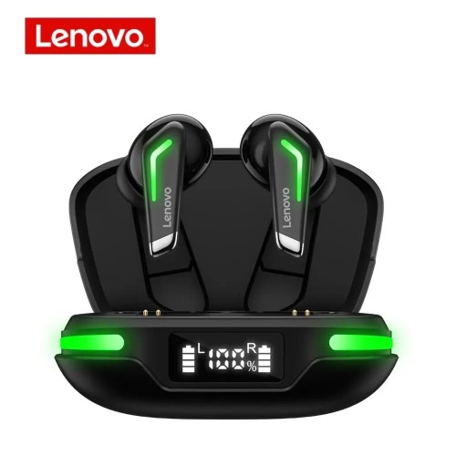 سماعات أذن Lenovo ggبلوتوث الأصلية TWS مع بزمن است...