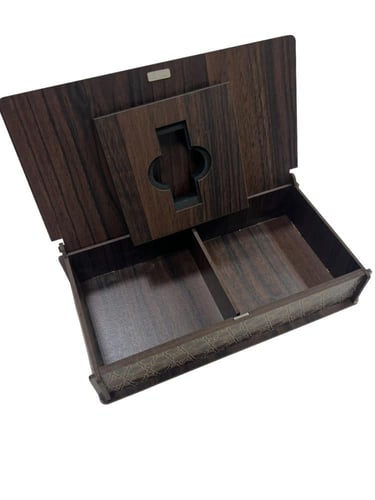 علبة خشبية للإهداء نقش إسلامي