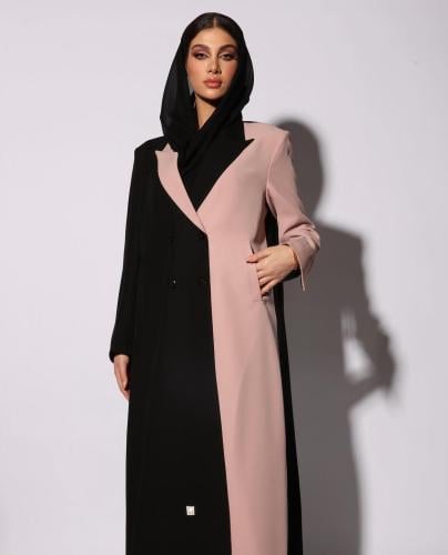 كريب باللون الاسود و الوردي