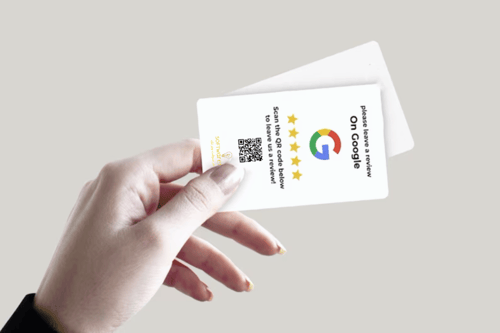 بطاقة تقييم قوقل ماب NFC