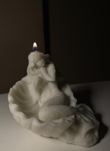 Mermaid candle