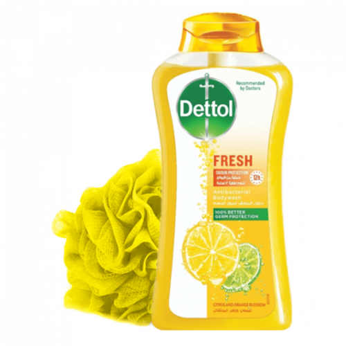 غسول جسم معطر بالياسمين المخملي من ديتول مع ليفة -...