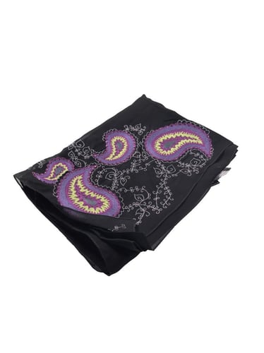 طرحةسوداء "بايزلي" الفاخرة من ماركة بدون اسم