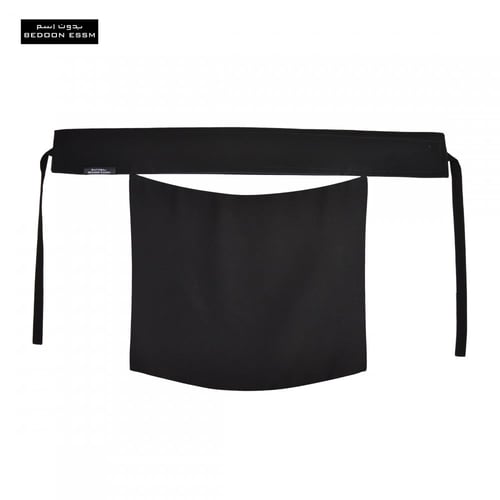 نقاب وسط مطاط مخفي ربط - قماش ماركة بدون اسم