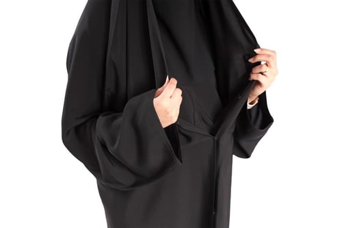 عباية رأس سديري(قطعة داخلية سديرية ) كريب ياباني