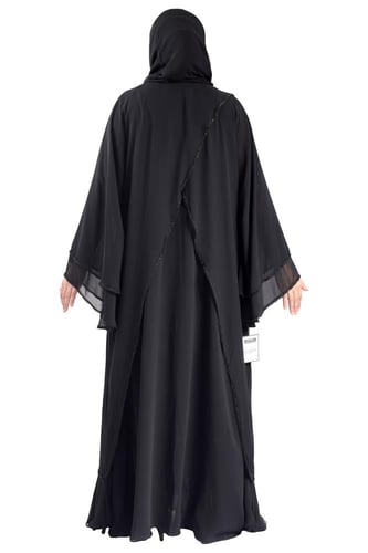 عباية طبقات بتطريز