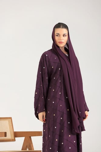 عباية ملون فاشن