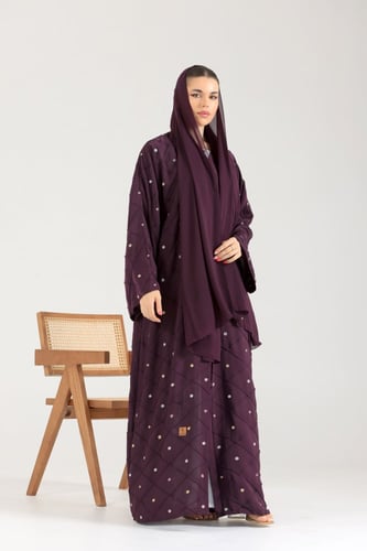 عباية ملون فاشن