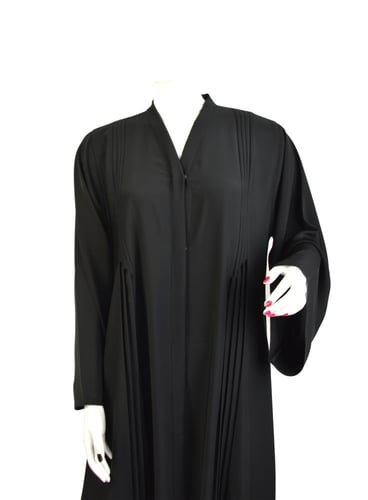 عباية سادة بتكسيرات -عباية فقط