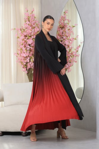 عباية دبل كلوش الوان امواج تكسيرات