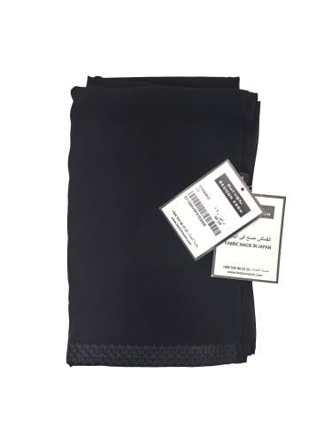 طرحة شيفون مطرزة فاخرة – حجاب أنيق بتفاصيل راقية |...