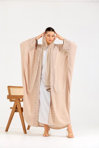 عباية ملون بتطريز