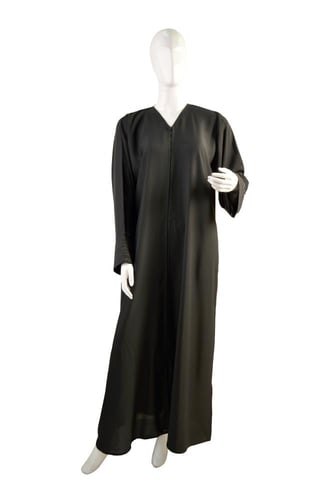 عباية سوداء فخمة وجذابة من ماركة بدون اسم، مصنوعة...