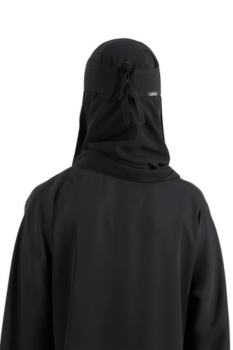 نقاب تقليدي ربط - قماش ماركة بدون اسم