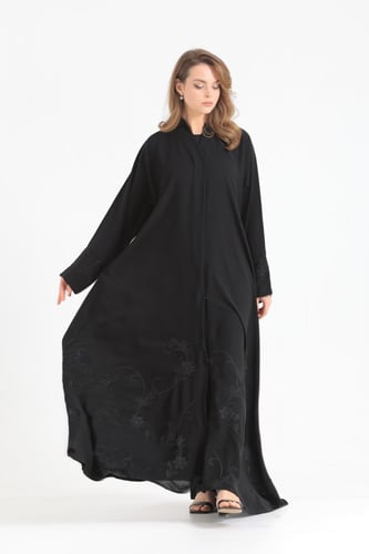 عباية دبل كلوش تطريز