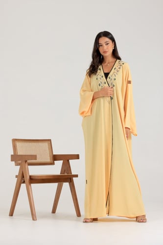 عباية ملون فاشن