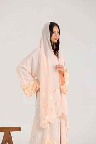 عباية ملون فاشن