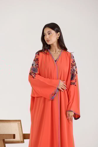 عباية ملون فاشن