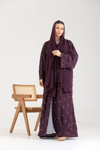 عباية ملون فاشن