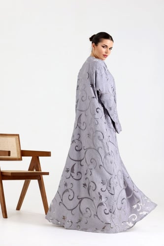 عباية ملون ملكي