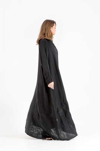 عباية دبل كلوش تطريز