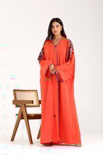 عباية ملون فاشن