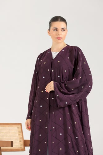 عباية ملون فاشن