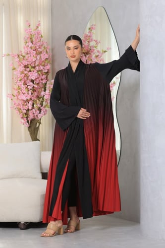 عباية دبل كلوش الوان امواج تكسيرات