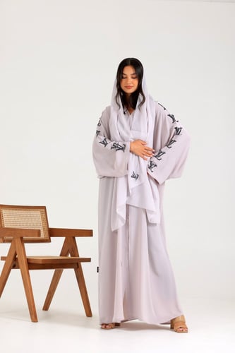 عباية ملون فاشن