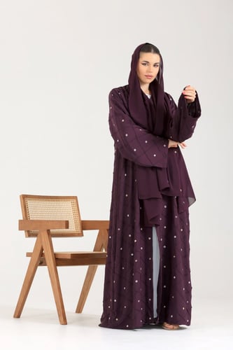 عباية ملون فاشن