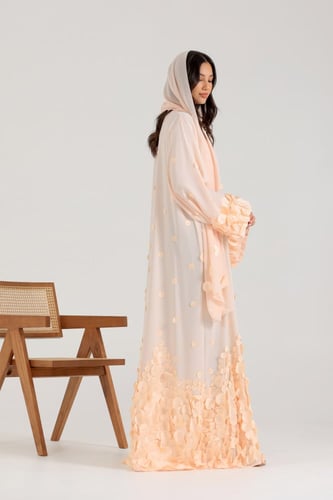 عباية ملون فاشن