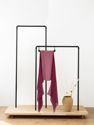 طرحة شيفون فاخرة خفيفة الوزن – لفّة حجاب أنثوية أن...