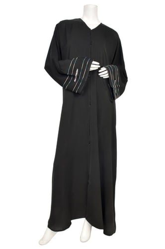 عباية عصرية تطريز مع كريستال