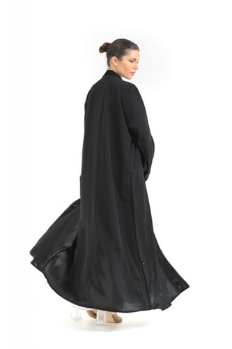 عباية لف شيفون قماش بدون اسم المميز -عباية فقط