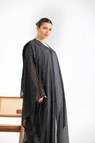 عباية سهرات بكرستال سوارفيسكي