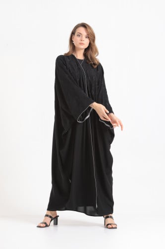 عباية فراشة تطريز