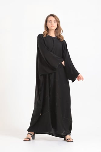 عباية فراشة بالكرستال